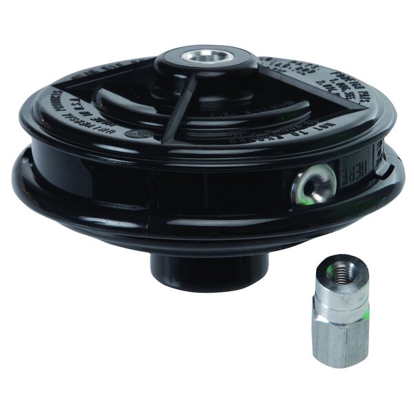 VP85 Two Line Mini Bump & Feed Trimmer Head (w/ 3/8"- 24 RHF and 5/16"- 24 RHF bolts) 10" x7" x4"